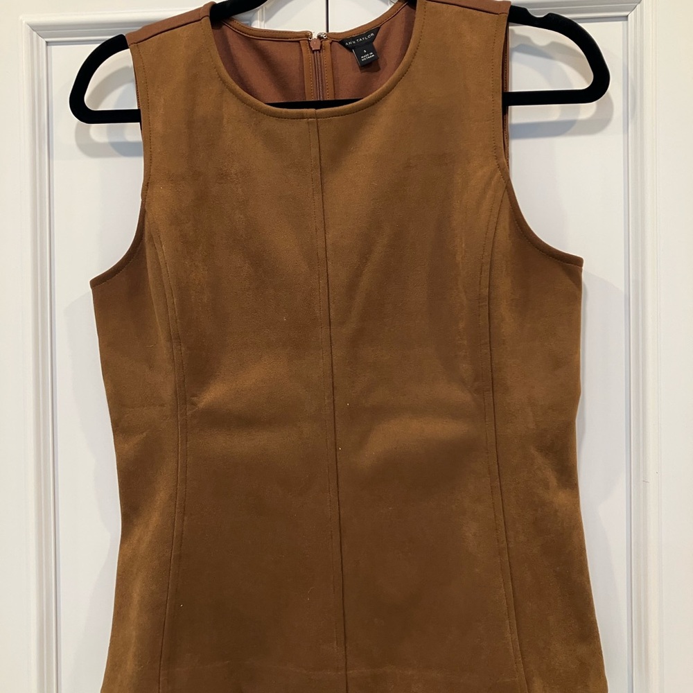 Ann Taylor Brown Sleeveless Top